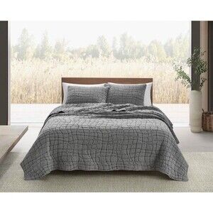 UGG 3PC Allora King Cotton Quilt & Shams Set NWT